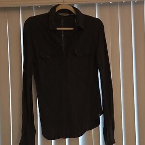 Calvin Klein Jeans Charcoal Knit Top